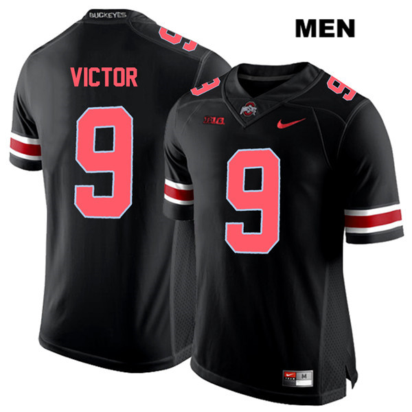 Ohio State Buckeyes Men's Binjimen Victor #9 Red Number Black Authentic Nike College NCAA Stitched Football Jersey TK19N03US